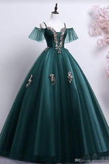 Prom Dress, Formal Dress, Evening Gown Green Prom Dress